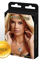     TITANIC Heart Necklace Ann Devine DIA-33-GLD   